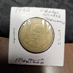 Mexico $1000 Estradas Unides Mexicanos 1990